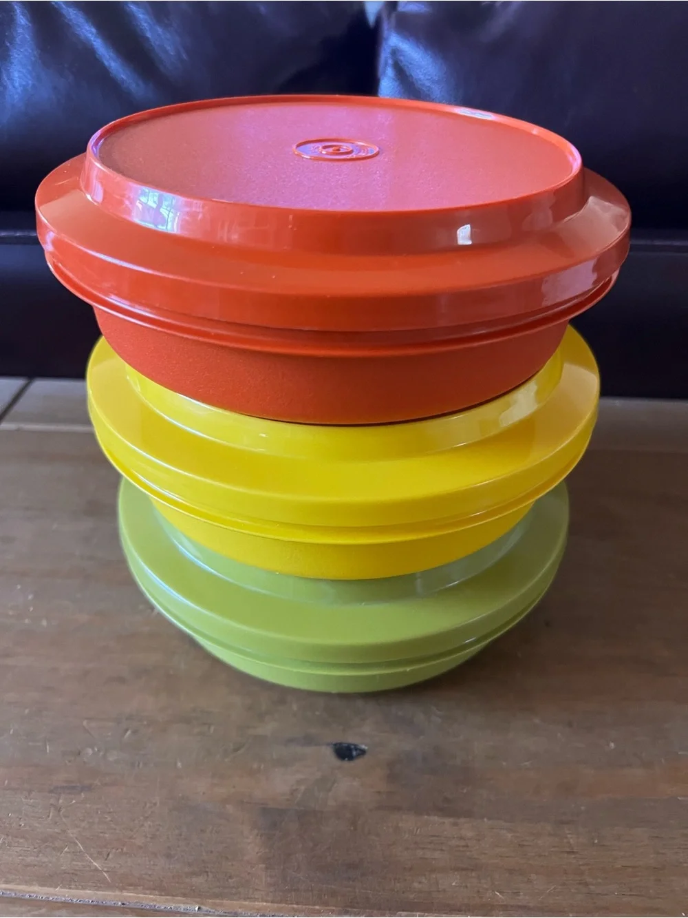Vintage, but have never been used Tupperware.set of three.